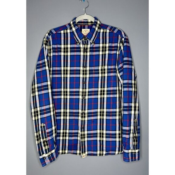 BROOKS BROTHERS "Red Fleece" Plaid Flannel Mens L Soft Thin Preppy Old Money EUC - Picture 12 of 12